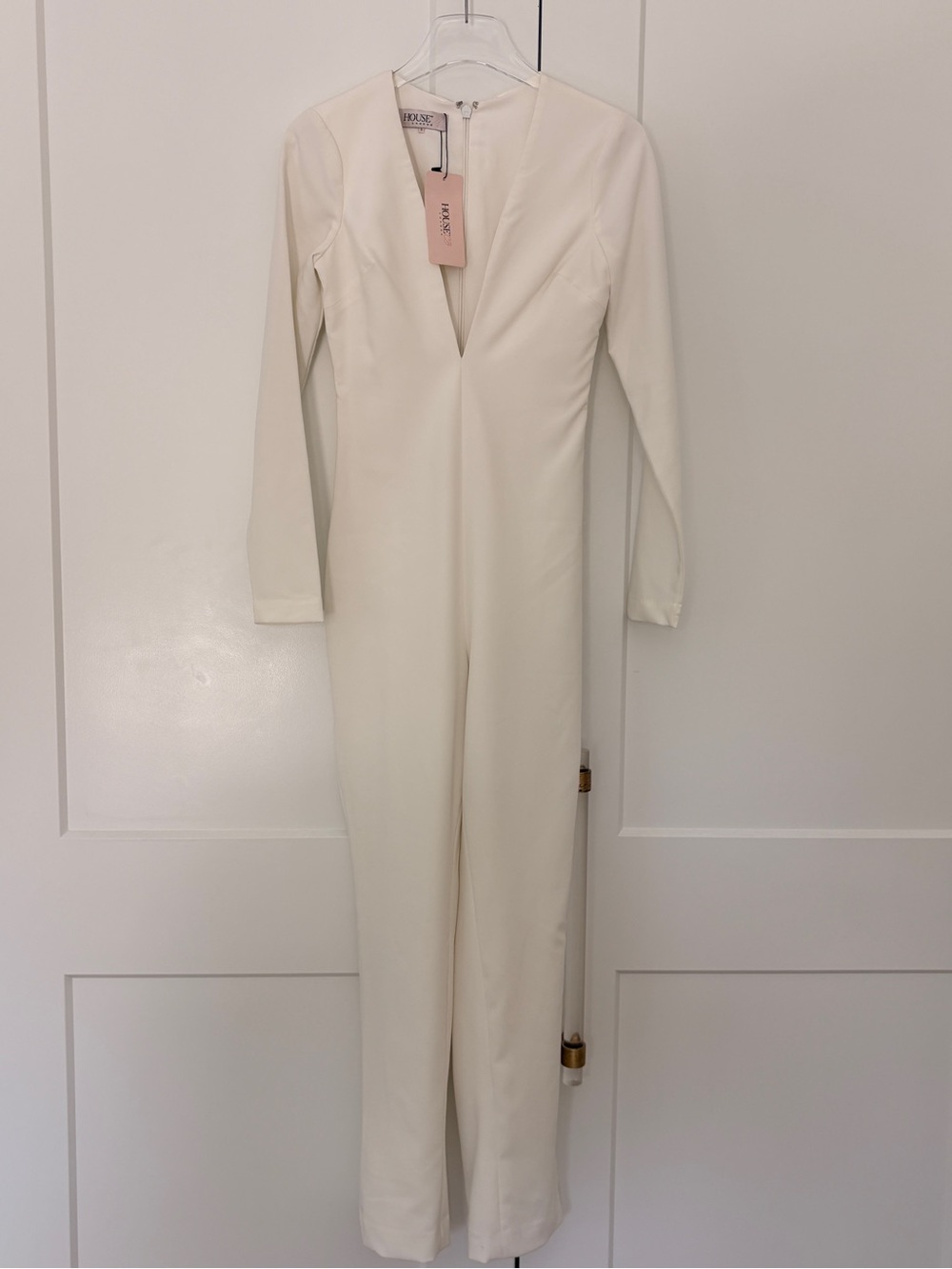 House of CB DeadStock V-Neck Jumpsuit Dress